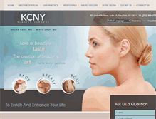 Tablet Screenshot of kcnyplasticsurgery.com